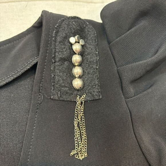 Ladies Vintage Bolero Style Puffed Shoulder Open Front Jacket Size Medium - Picture 10 of 11